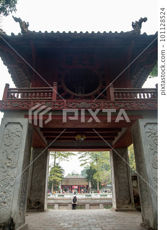 越南首都河內的文廟非常美麗的風景 101128524