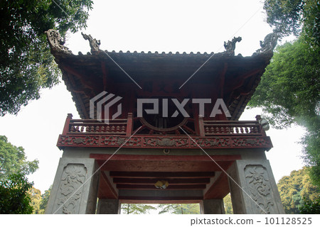 越南首都河內的文廟非常美麗的風景 101128525