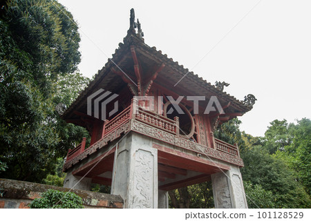 Very beautiful scenery of the Temple of Literature in Hanoi, the capital of Vietnam 101128529
