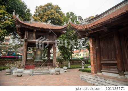 越南首都河內的文廟非常美麗的風景 越南首都河內的文廟非常美麗的風景 101128571