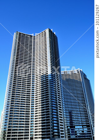 Park Tower Kachidoki South and Mid和其他摩天大樓公寓的Kachidoki地區風景 101129267