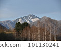 Hidaka Mountains with remaining snow 101130241