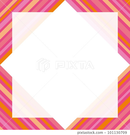Diagonal stripe frame white space pastel color 101130709