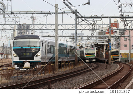 Morning Rush/Limited Express Odoriko Forwarding Train: E257 series 2000 series 101131837