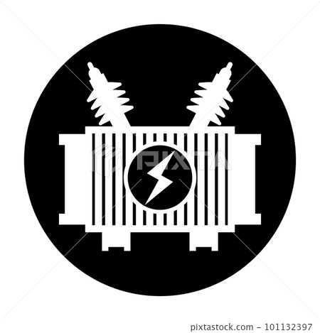 high voltage electrical transformer icon high voltage electrical transformer icon 101132397