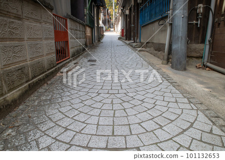 Back alley in Onomichi City, Hiroshima Prefecture Back alley in Onomichi City, Hiroshima Prefecture 101132653