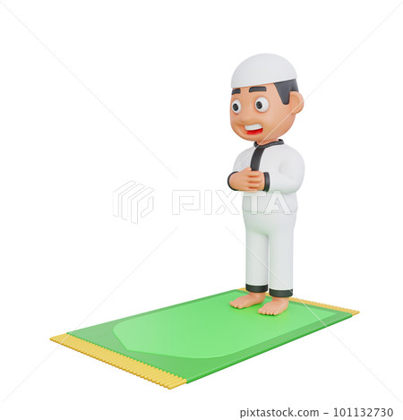 3D Character Design of a Muslim Man 101132730
