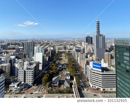 從天文台看到的名古屋市久屋大通 從天文台看到的名古屋市久屋大通 101132935