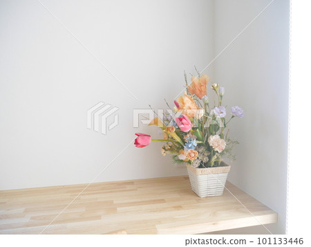 Flowers on the window counter Flowers on the window counter 101133446