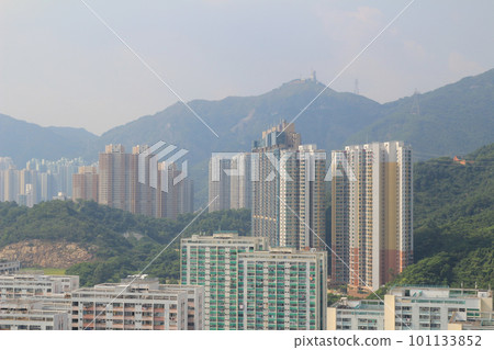 20 Sept 2013 The apartment blocks, The HK residential area 101133852