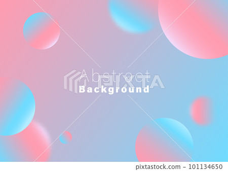 Abstract blurred background, pink and blue gradient color background vector illustration for poster, backdrop, web banner. 101134650