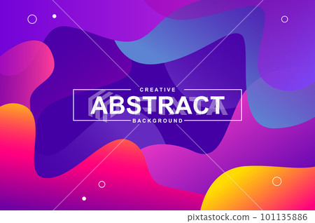 Abstract background design with dynamic liquid shapes. 101135886