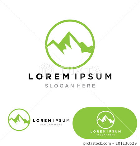 Mountain icon Logo Template Vector illustration design Mountain icon Logo Template Vector illustration design 101136529