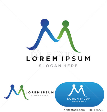 M Letter Logo Template vector illustration design M Letter Logo Template vector illustration design 101136539