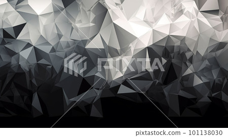 黑色背景多邊形網格圖像，抽象背景，背景材料，紋理，光，圖案，線條， 101138030