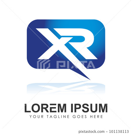 Monogram Logo Initial Letter XR 101138113