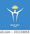 Bikini waxing service clinic logo. 101138858