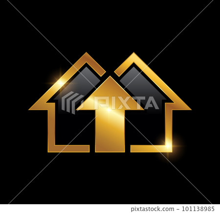 Golden Home Real Estate Logo Vector icon Golden Home Real Estate Logo Vector icon 101138985