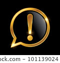 Golden Information Chat Logo Vector icon 101139024