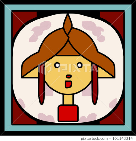Robo icon_girl 把臉伸出窗外 101143314