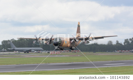 Jordanian Air Force C-130H Hercules Takeoff 101143892