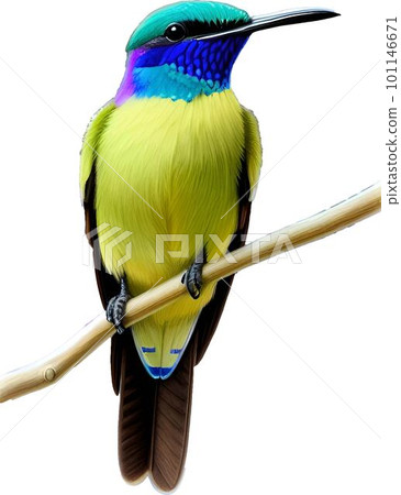 Nice Hummingbird Pencil Draw Vector Nice Hummingbird Pencil Draw Vector 101146671