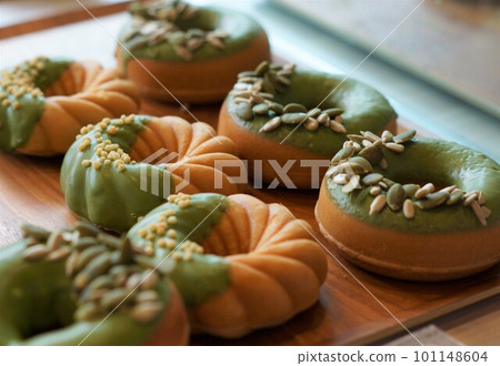 Colorful donuts 101148604