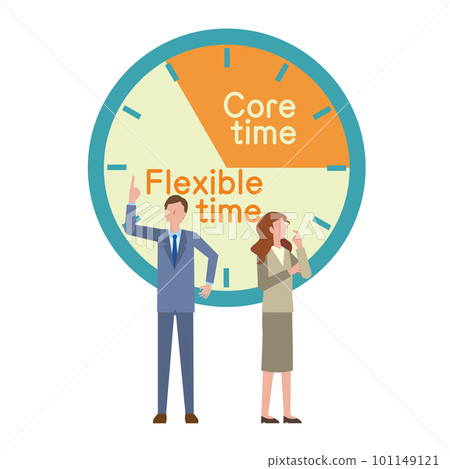 Flextime work Flextime work 101149121