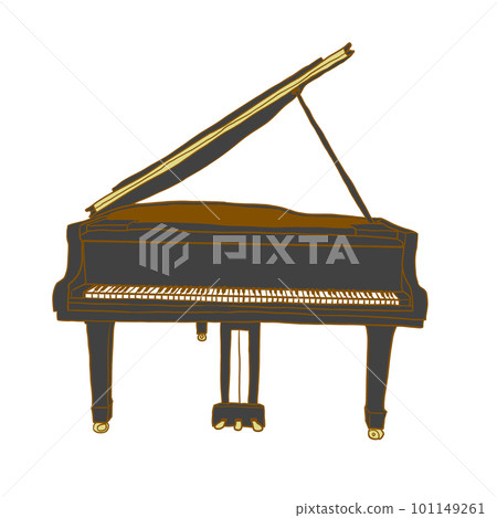 Grand Piano illustration Grand Piano illustration 101149261