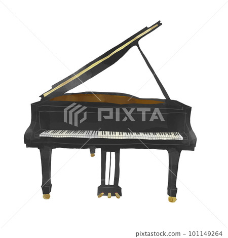 大鋼琴插圖 101149264