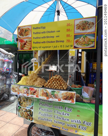 Khao San路在曼谷,泰國 Khao San路在曼谷,泰國 101149469