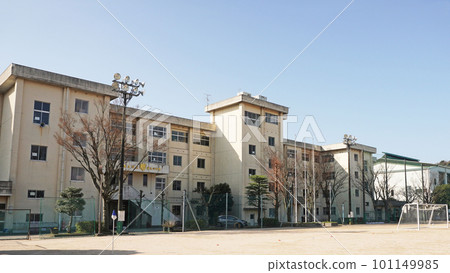 Junior high school building and ground (Shimizu Municipal Shimizu School in Shimizu Town, Sunto District, Shizuoka Prefecture) 101149985