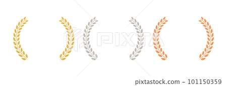 Ranking lease title icon vector illustration No.1 copy space 101150359