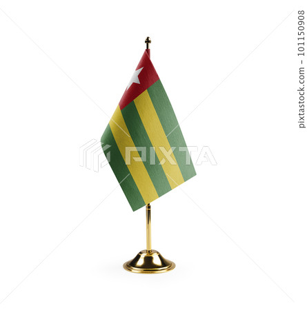Small national flag of the Togo on a white background Small national flag of the Togo on a white background 101150908