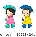 Child holding an umbrella_03 101154241