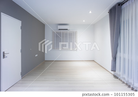 Interior design in bedroom at night. Interior design in bedroom at night. 101155305