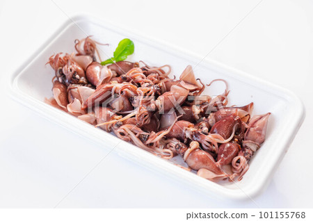 食物托盤中的螢火蟲烏賊 101155768