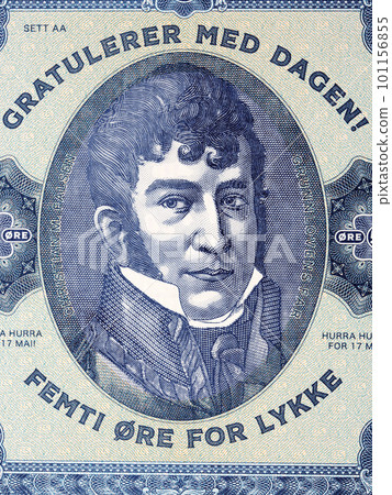Christian Magnus Falsen a portrait from Norwegian money 101156855