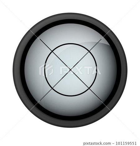 Realistic sniper sight. Sniper scope with measurement marks template. Sniper scope crosshairs view. Realistic vector optical sight. Realistic sniper sight. Sniper scope with measurement marks template. Sniper scope crosshairs view. Realistic vector optical sight. 101159551