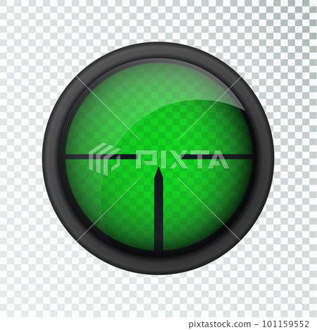 Realistic sniper sight thermal imager. Sniper scope with measurement thermal imager marks template. Sniper scope crosshairs view. Realistic vector optical sight. Realistic sniper sight thermal imager. Sniper scope with measurement thermal imager marks template. Sniper scope crosshairs view. Realistic vector optical sight. 101159552