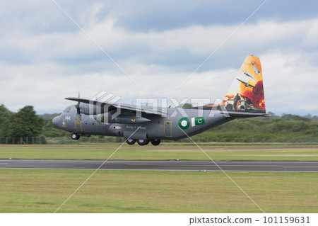 Pakistan Air Force C-130E Hercules Takeoff Pakistan Air Force C-130E Hercules Takeoff 101159631