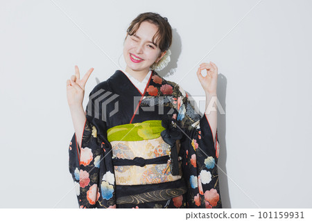 Furisode Twenty-year-old pose Furisode Twenty-year-old pose 101159931