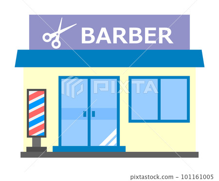 剪頭髮的理髮店插畫 101161005