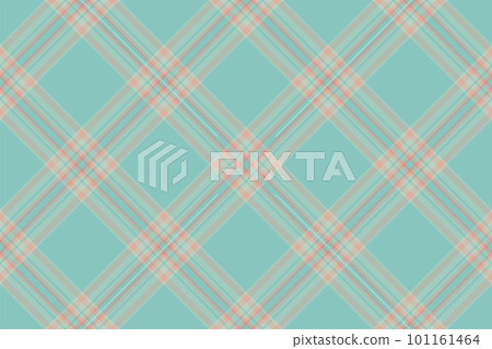Tartan plaid background, diagonal check seamless pattern. Vector fabric texture for textile print, wrapping paper, gift card, wallpaper. 101161464