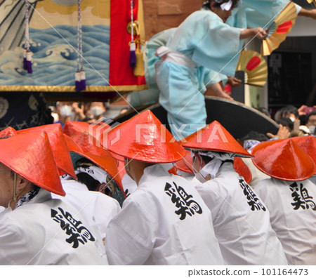 祗園祭・雞花車 - 發出ondokata的信號，拉法進入辻磨紙的瞬間 101164473