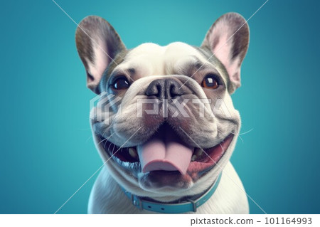 Smiling dog with teeth. Head portret. Generate Ai Smiling dog with teeth. Head portret. Generate Ai 101164993