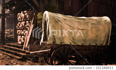 Old Wild West desert cowboy town 101166651