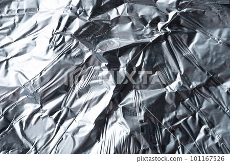 Shiny foil silver background Shiny foil silver background 101167526