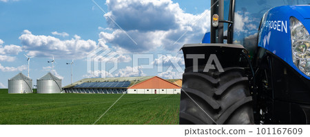 Hydrogen fuel cell agricultural tractor 101167609