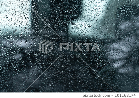 Water drops on window Water drops on window 101168174